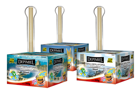 Cera depilatoria natural em lata Sistema Espanhol 200gr