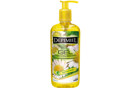 Gel pos depilatorio com mentol e camomila 240ml